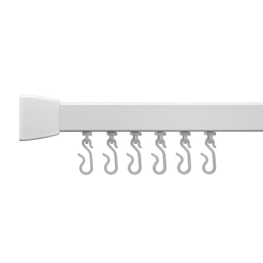 Croydex Gelson 85201 Mod 4 800 Shower Rail White 1830mm Price Comparisons | Compare The Build