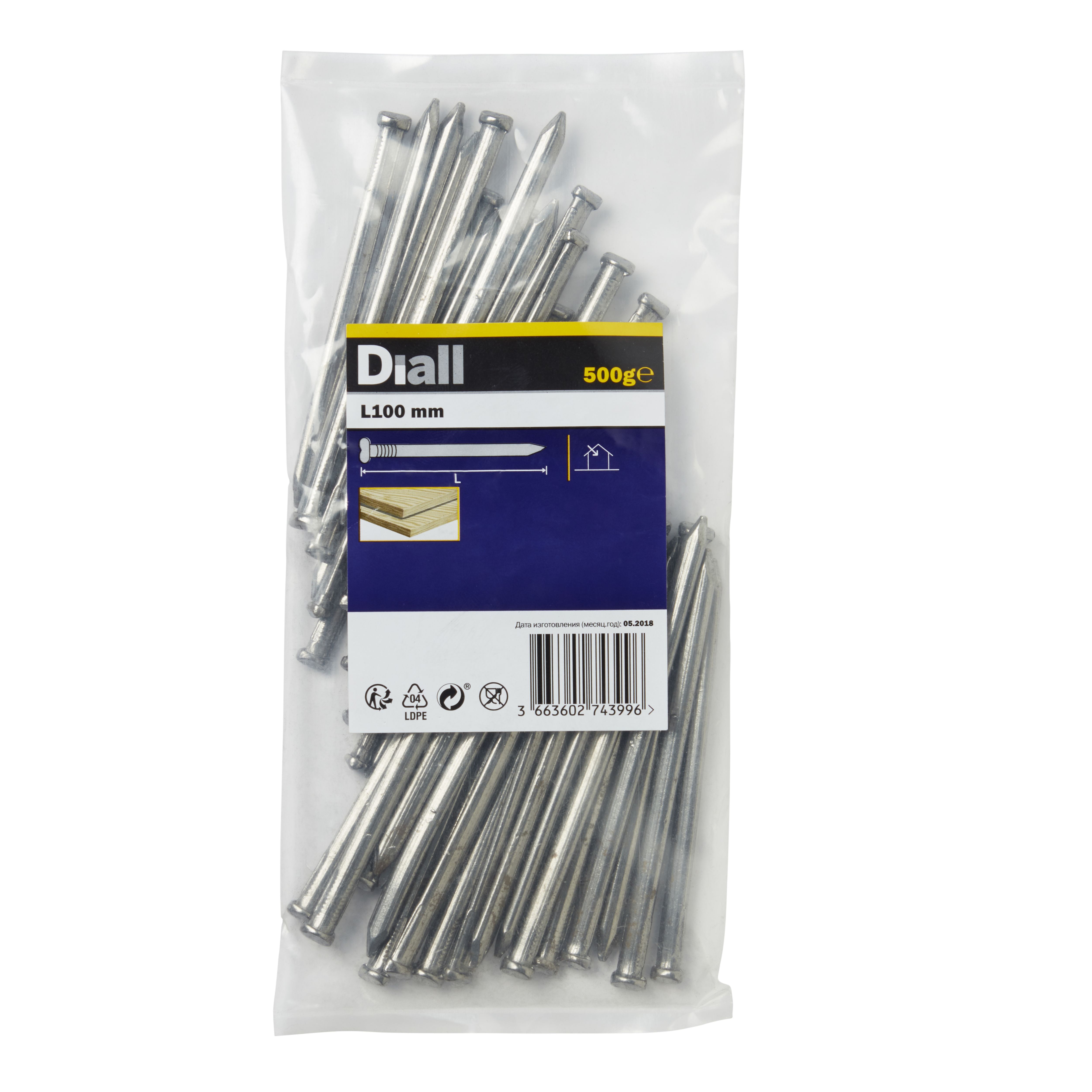 Diall Oval Nail (L)100mm, Pack Price Comparisons | Compare The Build