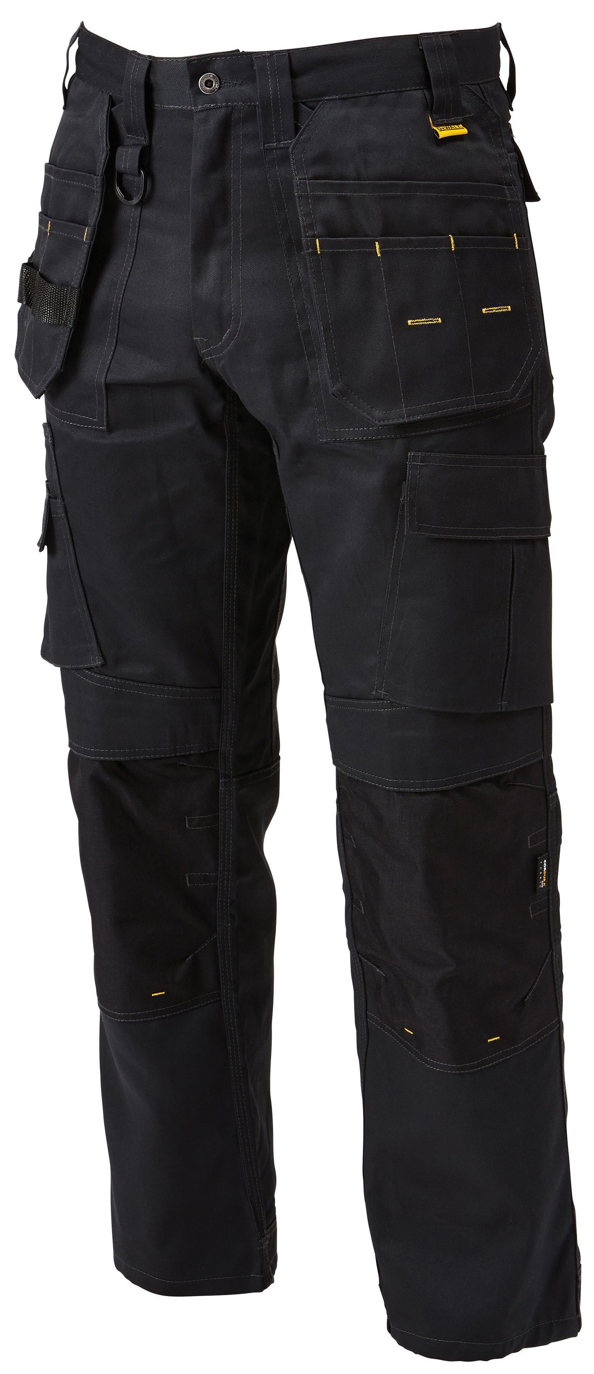 Dewalt Pro Tradesman Black Trousers, W30" L31" Price Comparisons | Compare The Build