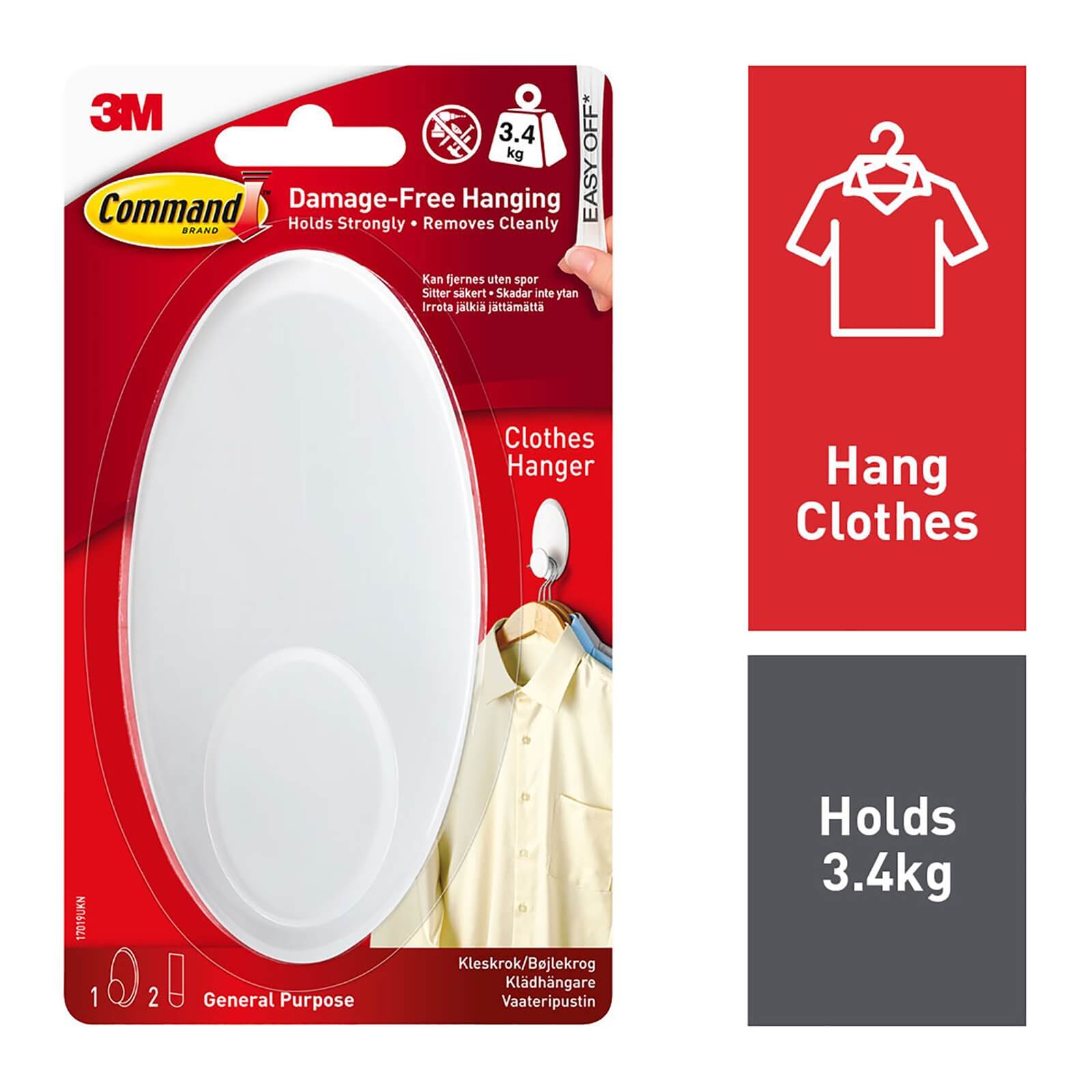 Command Self Adhesive Clothes Hanger Price Comparisons | Compare The Build