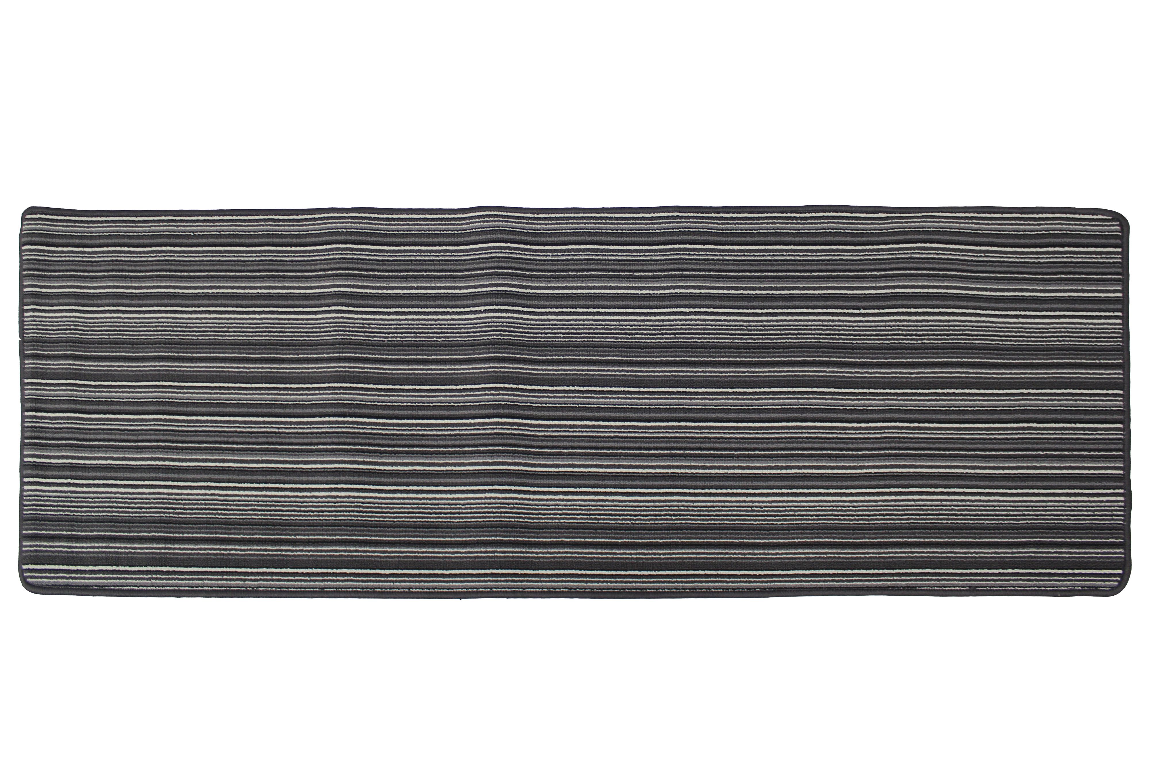 Stripe Grey Runner 150Cmx66Cm Price Comparisons | Compare The Build