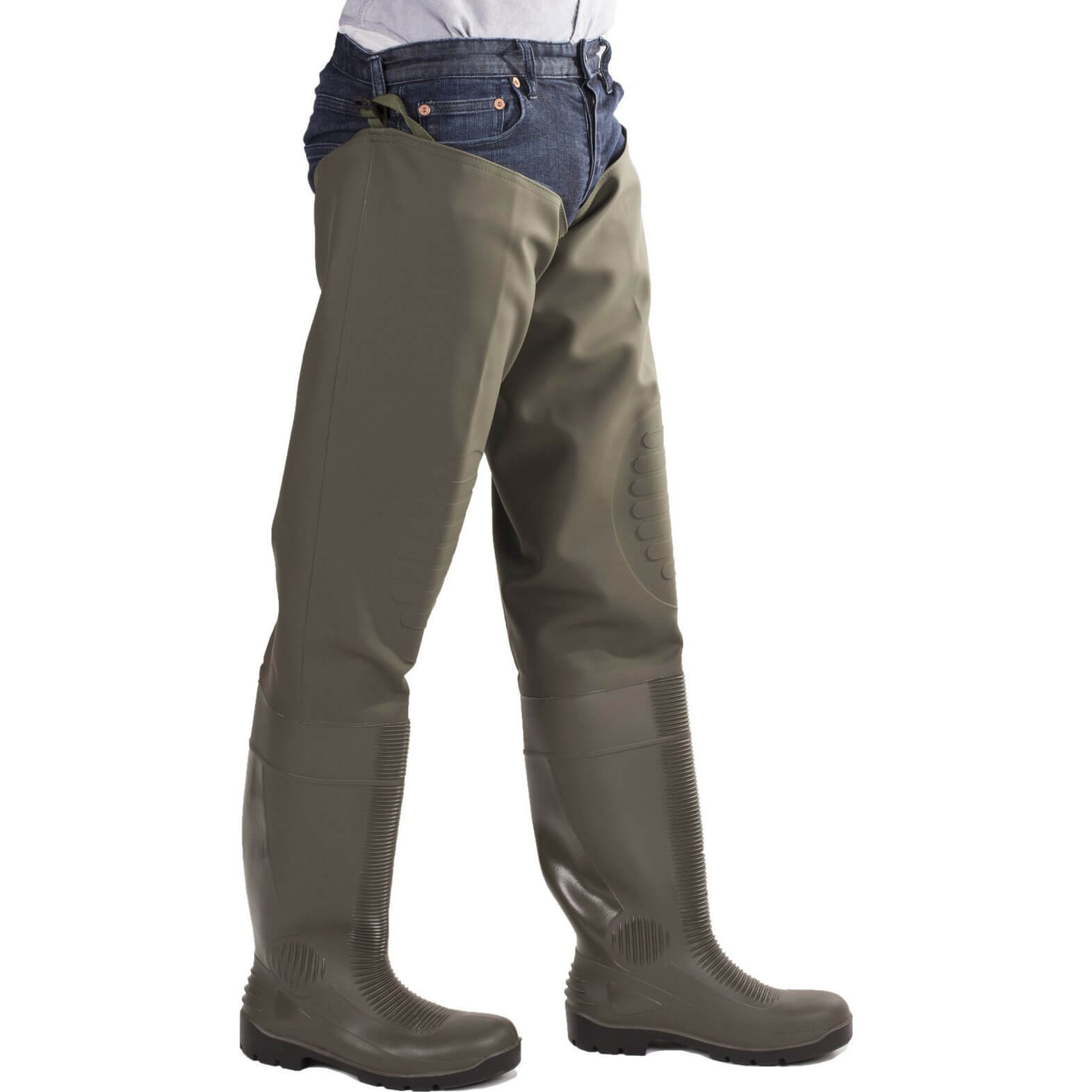 Amblers Safety Forth Thigh Safety Wader Green Size 5 Price Comparisons | Compare The Build