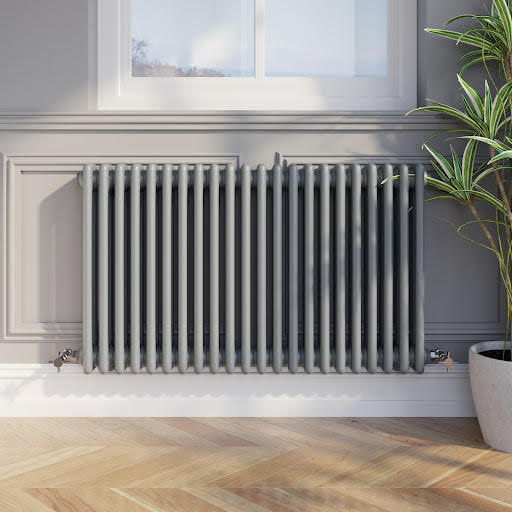 Park Lane Traditional Colosseum Triple Bar Column Radiator Anthracite 600 x 1010mm Price Comparisons | Compare The Build