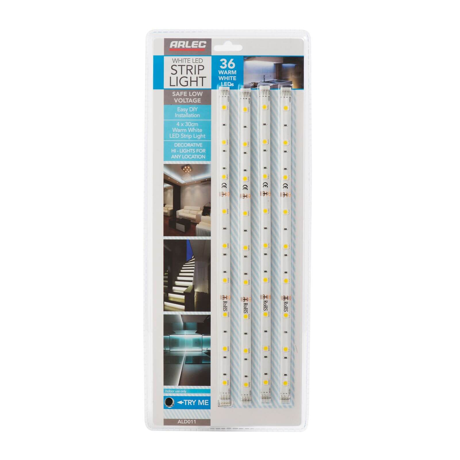 Warm White LED Flex Strip Light 4 Pack | Compare The Build