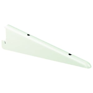 Twin Slot White Shelf Bracket - 170mm Price Comparisons | Compare The Build