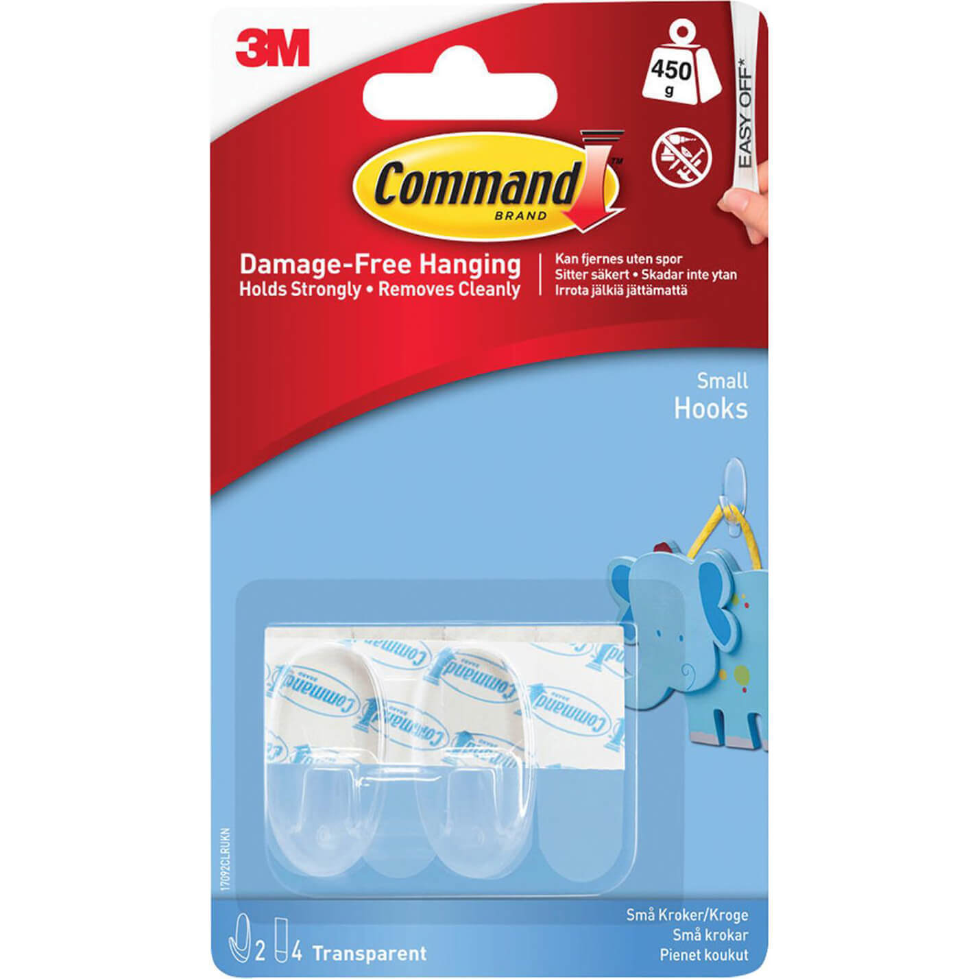 Command Adhesive Strip Hooks Clear S Pack of 2 Price Comparisons | Compare The Build