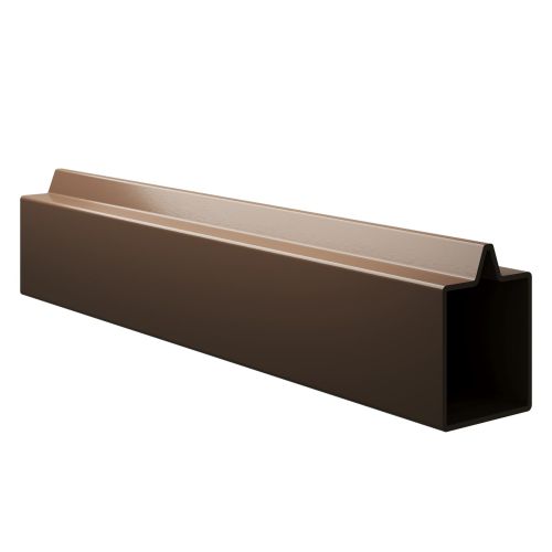 Clarity Composite Fencing Aluminium Bottom Rail - 45mm x 1830mm Walnut Price Comparisons | Compare The Build