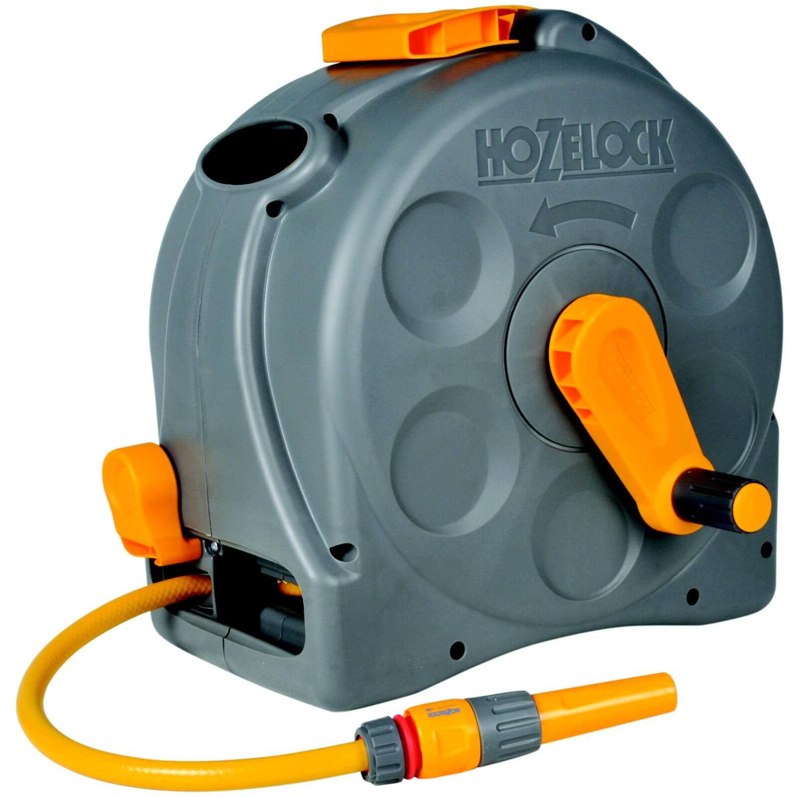 Hozelock 2415 2 in 1 Compact Enclosed Hose Reel - 25m Hose Price Comparisons | Compare The Build