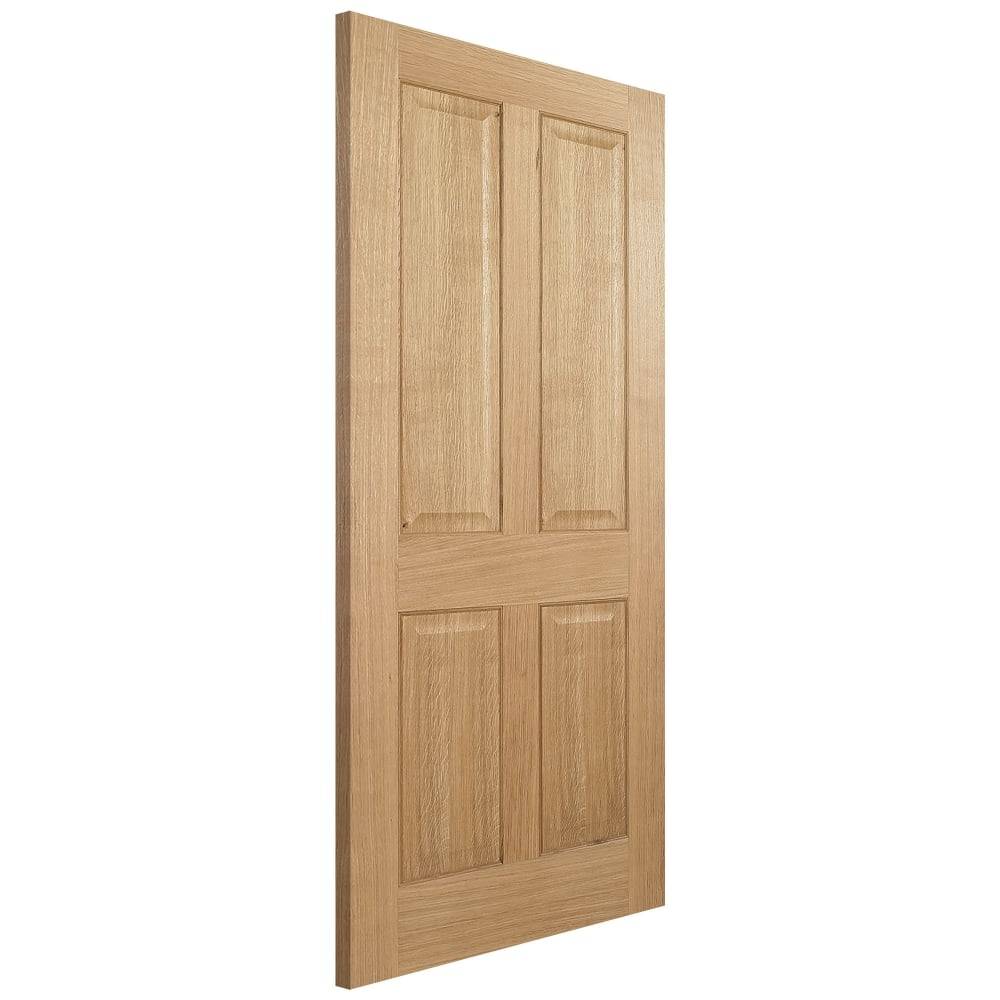 LPD Internal Oak Regency Fully Finished 4P Door 1981mm x 686mm x 35mm (78" x 27") Price Comparisons | Compare The Build