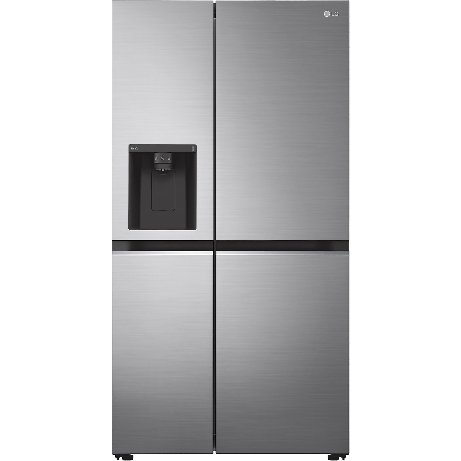 LG NatureFRESH™ GSLA81PZLF Wi-Fi Connected Non-Plumbed Total No Frost American Fridge Freezer - Steel Price Comparisons | Compare The Build