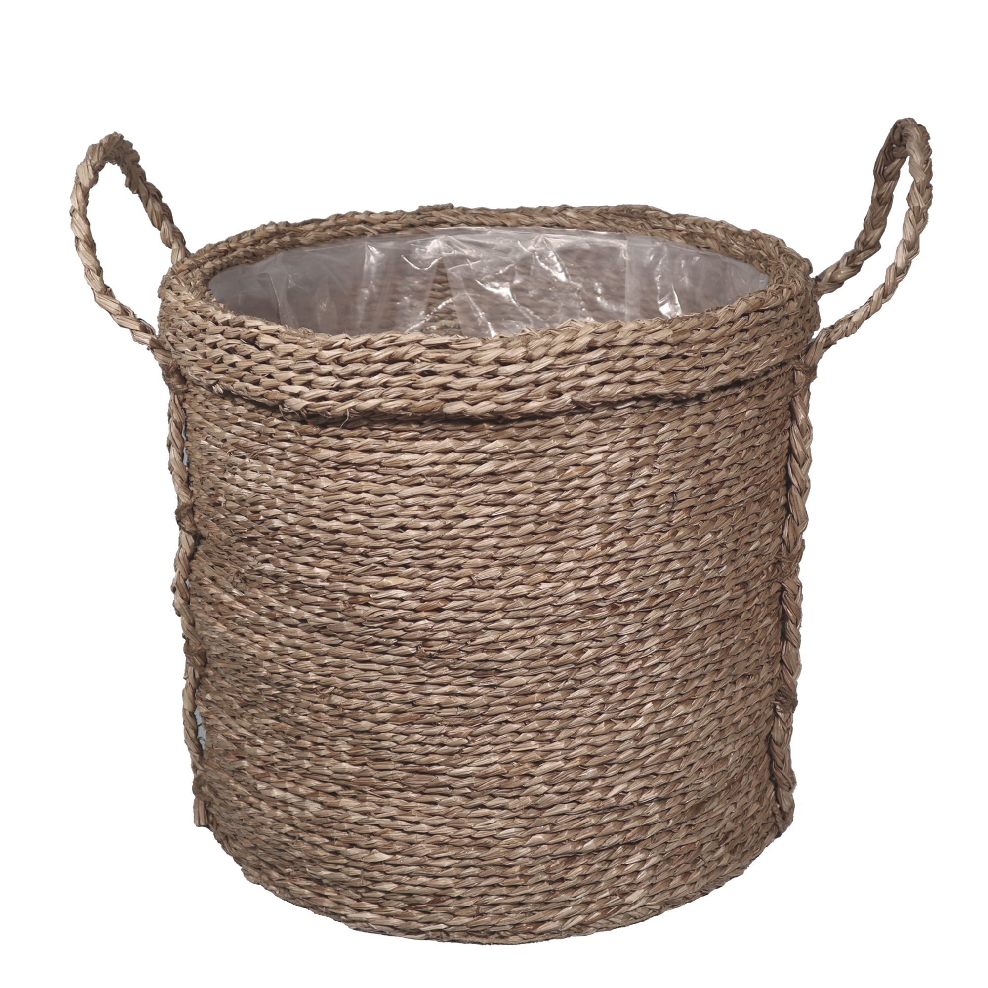 GoodHome Witoto Natural Seagrass Round Plant Pot (Dia)41Cm Price Comparisons | Compare The Build