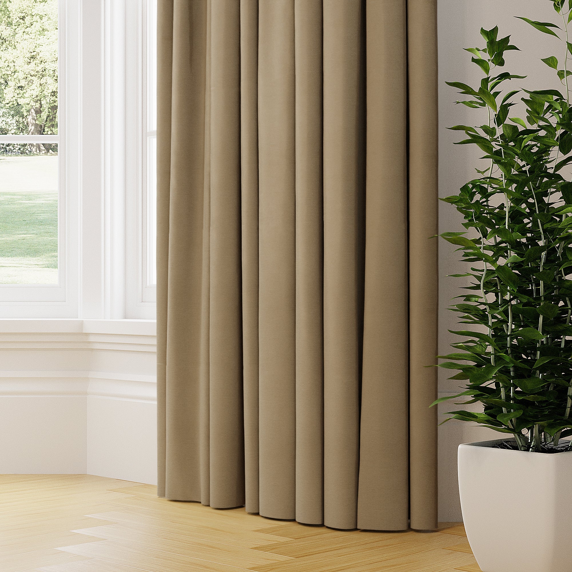 Nevis Made to Measure Curtains Nevis Jacquard Stone Price Comparisons | Compare The Build
