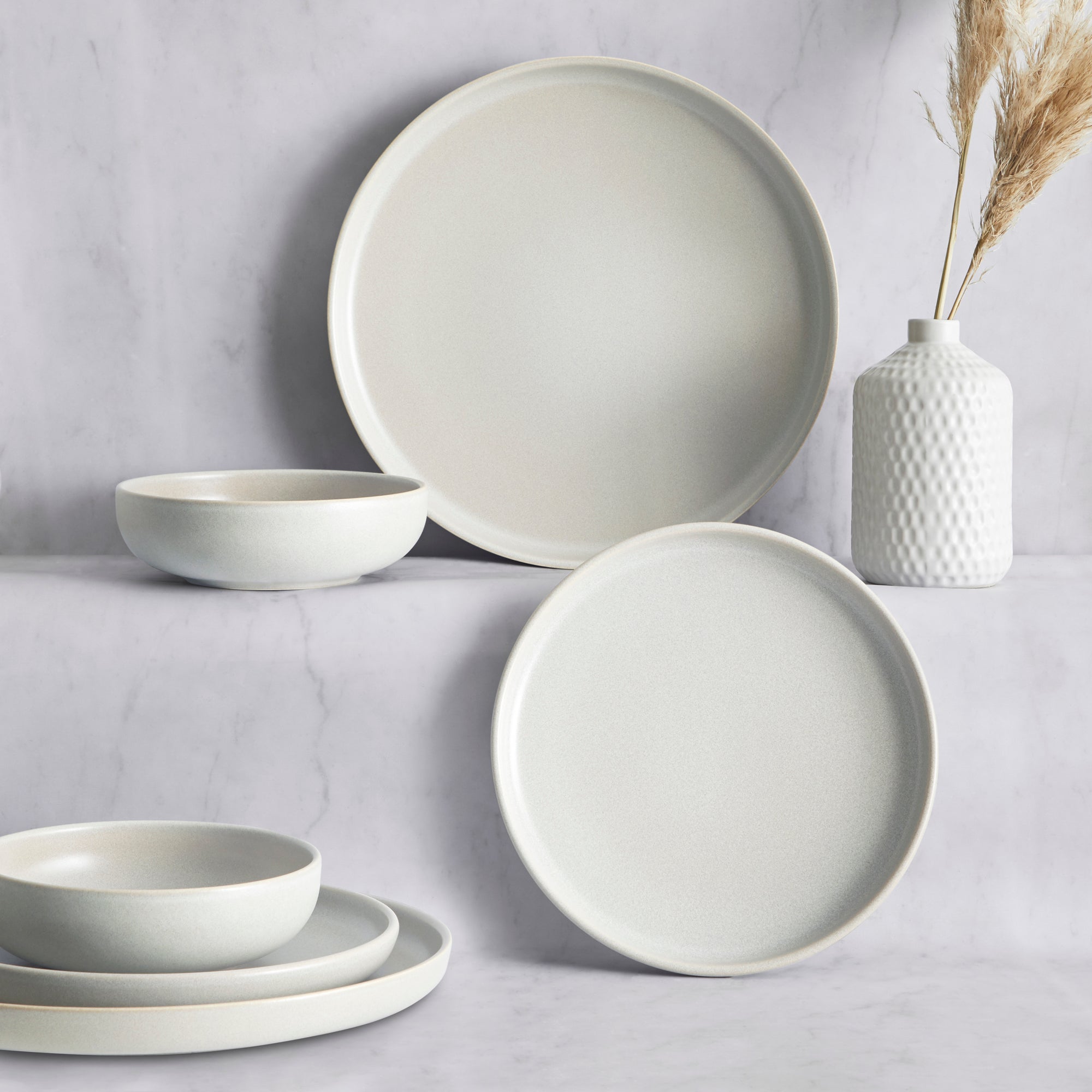 Urban Cream 12 Piece Dinner Set Cream Price Comparisons | Compare The Build