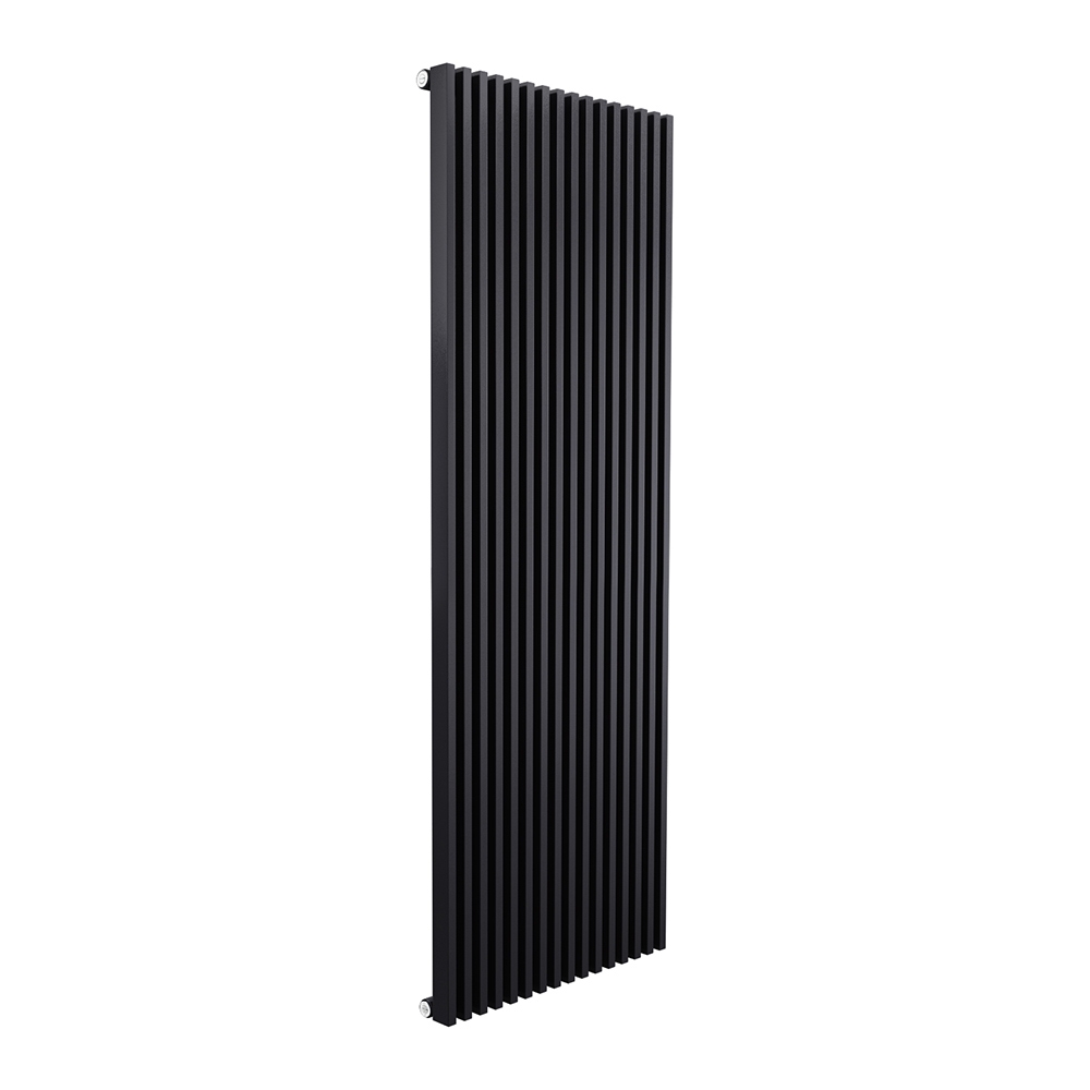 Apollo Bassano Vertical Designer Radiator, Anthracite, 1800mm x 624mm | Compare The Build