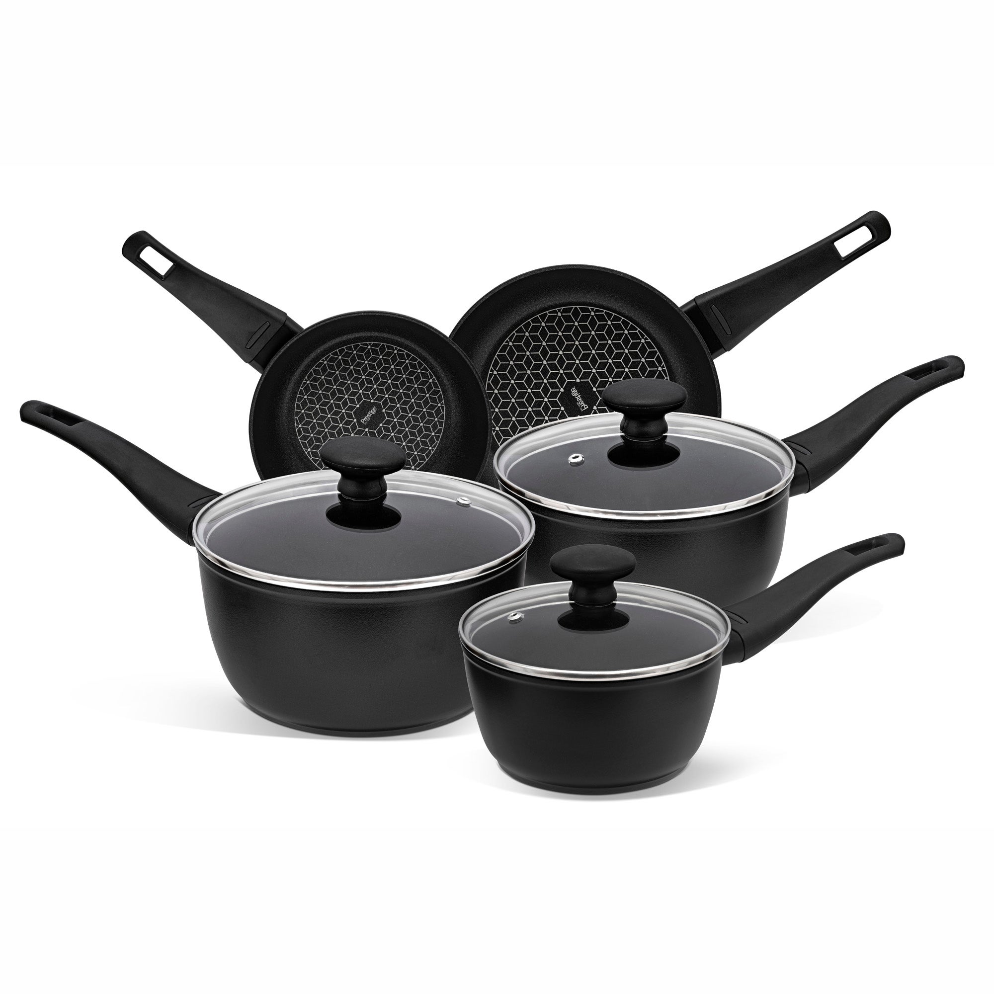 Prestige Thermo Smart Aluminium 5 Piece Pan Set Black Price Comparisons | Compare The Build
