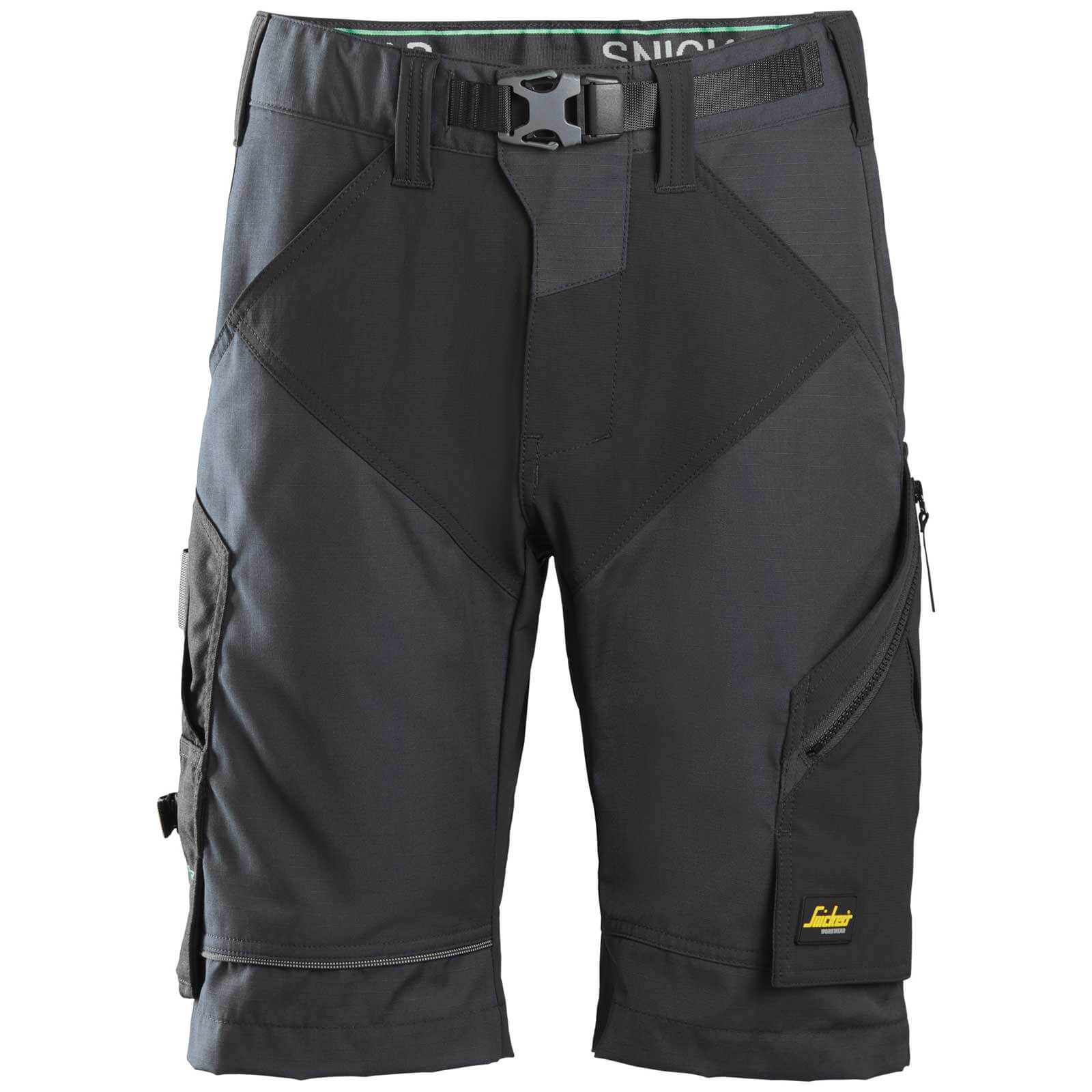 Snickers 6914 FlexiWork Comfort Shorts Grey / Black 39" | Compare The Build