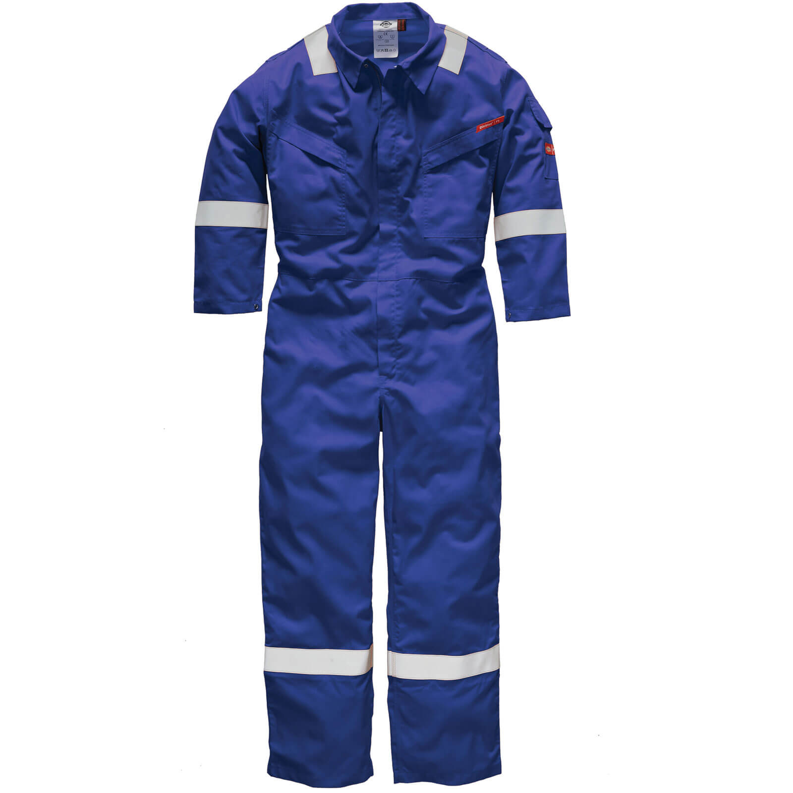 Dickies Mens Pyrovatex Flame Retardant Overall Royal Blue 40" 33" | Compare The Build