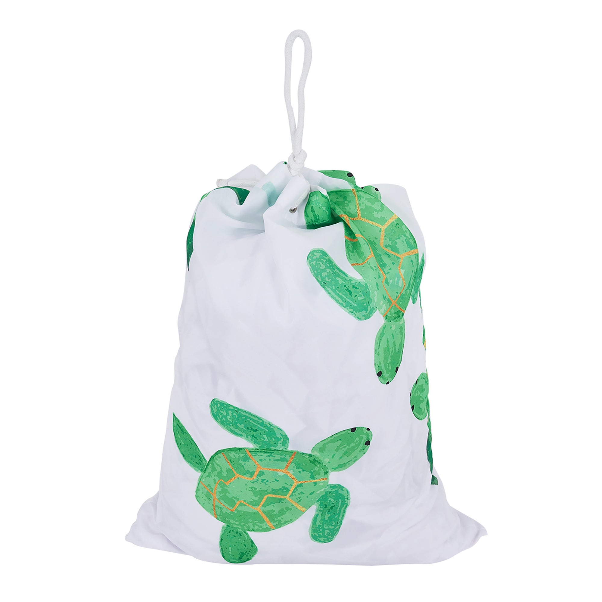 Turtles Drawstring Bag White, Green and Yellow Price Comparisons | Compare The Build