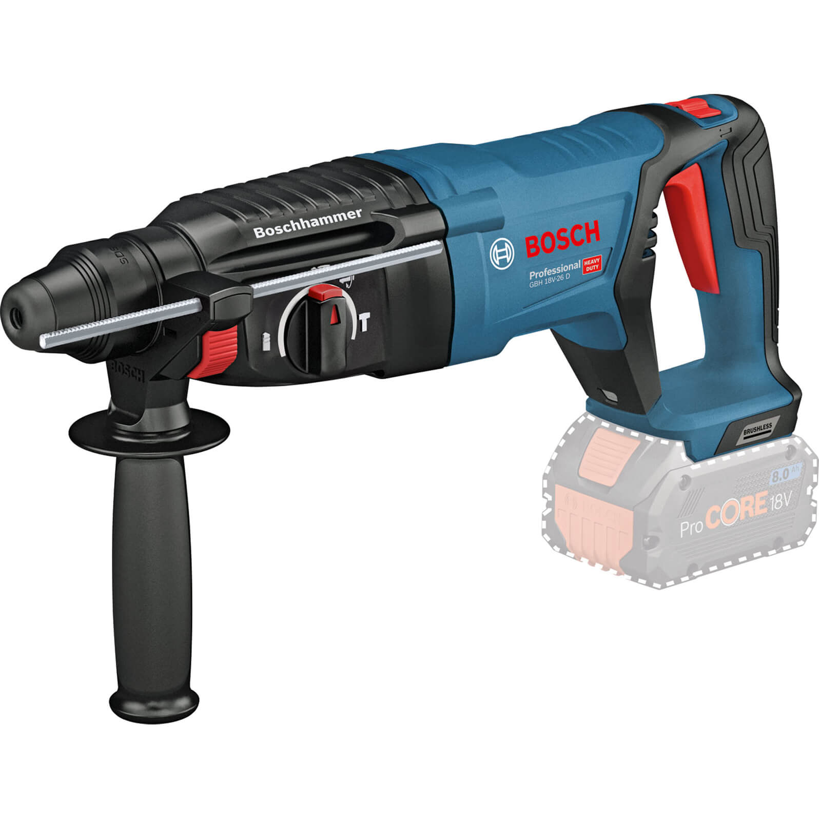 Bosch GBH 18V-26 D 18v Cordless Brushless SDS Plus Drill No Batteries No Charger No Case Price Comparisons | Compare The Build