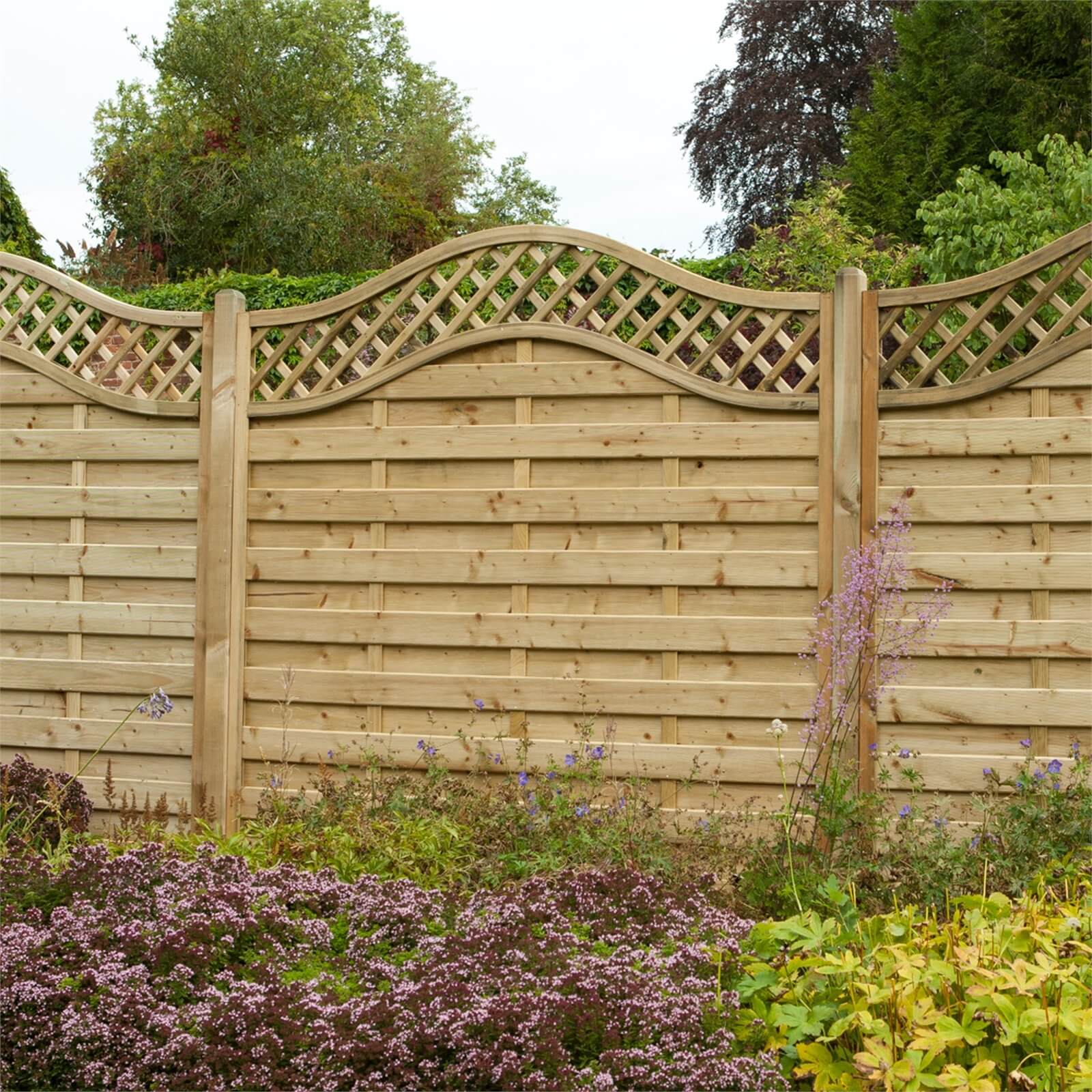 Forest Prague Fence Panel - 5ft - Pack of 5 Price Comparisons | Compare The Build