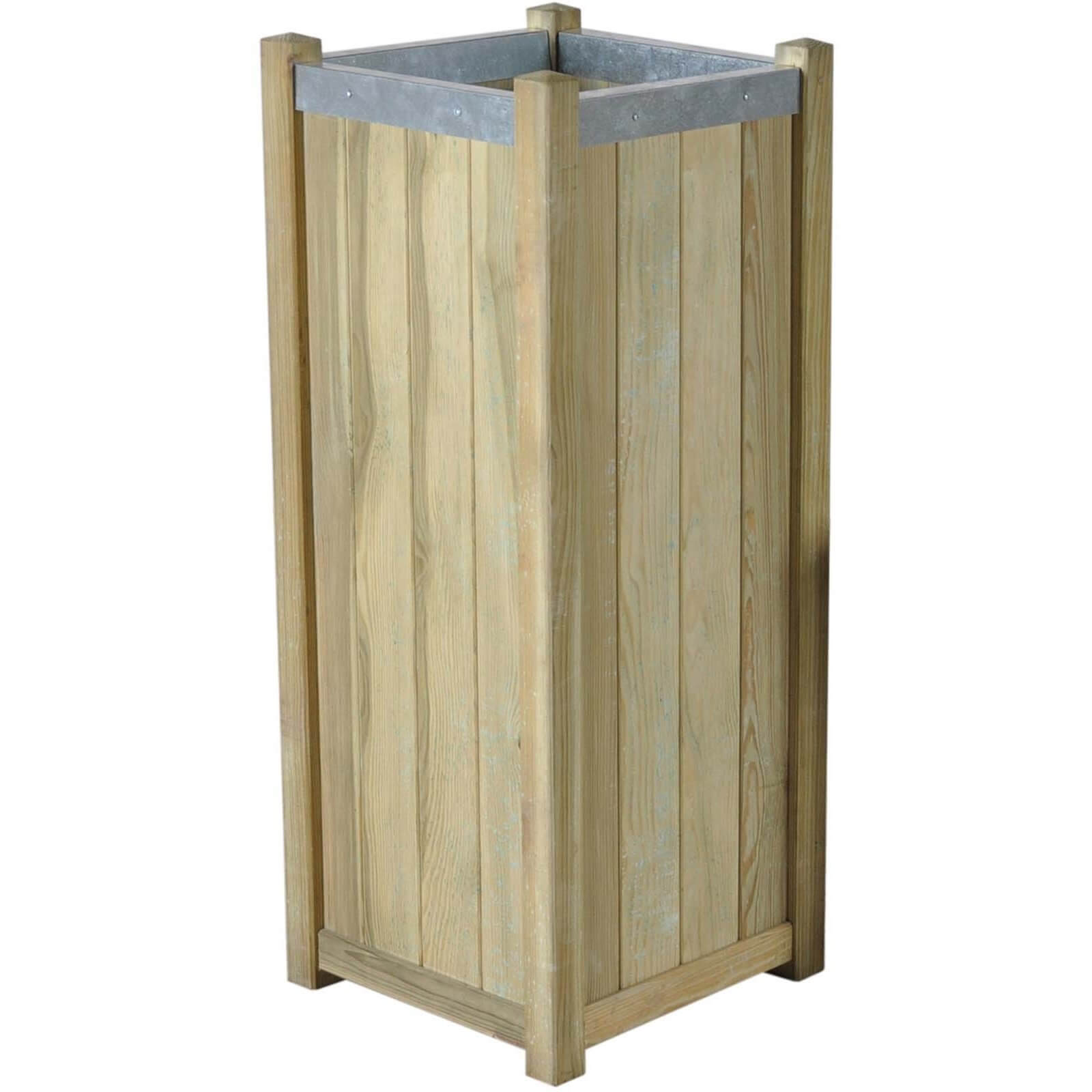 Forest Garden Slender Wooden Rectangular Planter 40Cmx40Cm Price Comparisons | Compare The Build