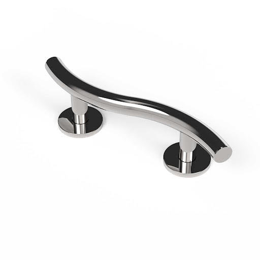 NymaSTYLE Luxury Curved Polished Stainless Steel Grab Rail with Concealed Fixings 355mm - 311635/SP Price Comparisons | Compare The Build