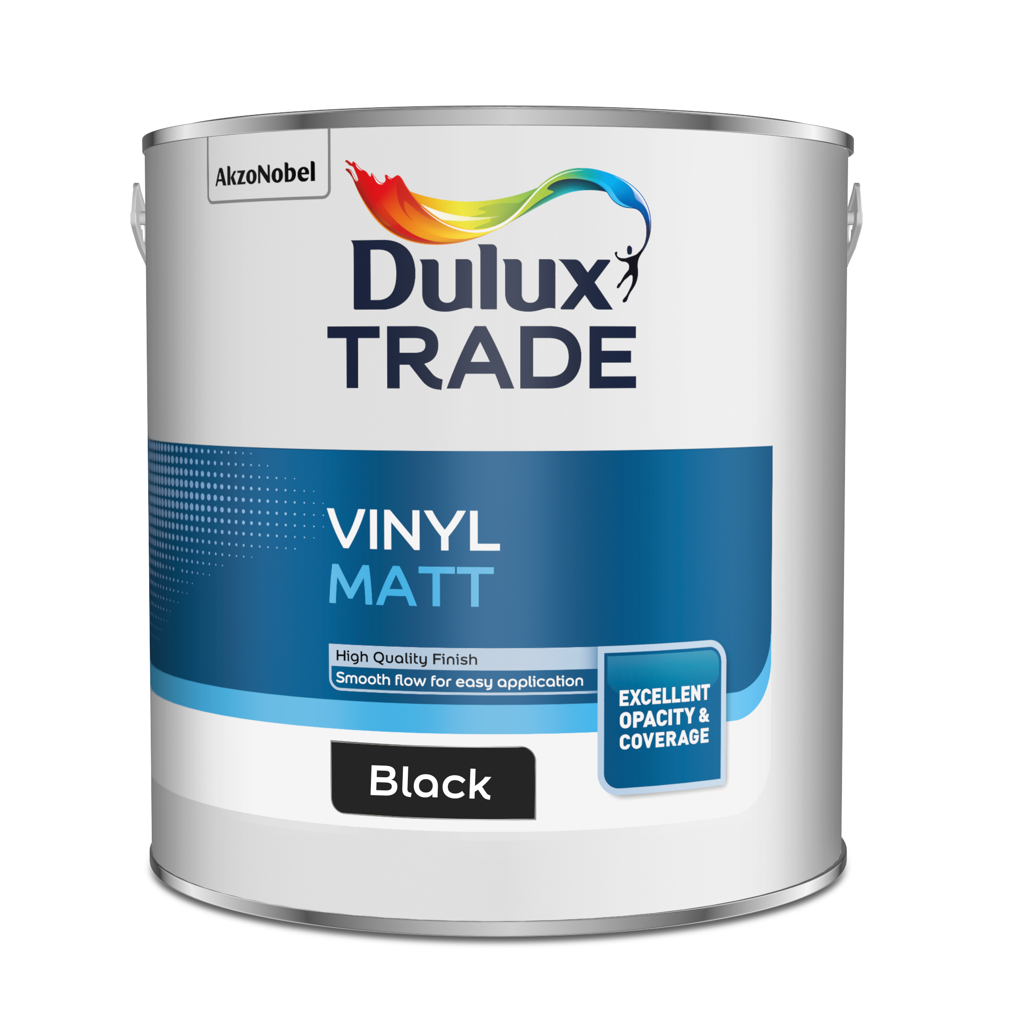 Dulux Trade Vinyl Matt Emulsion 2.5L Black Price Comparisons | Compare The Build