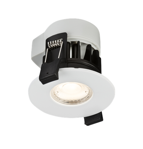 KnightsBridge 230V IP65 5W Fire-rated LED Dimmable Downlight 3000K Price Comparisons | Compare The Build