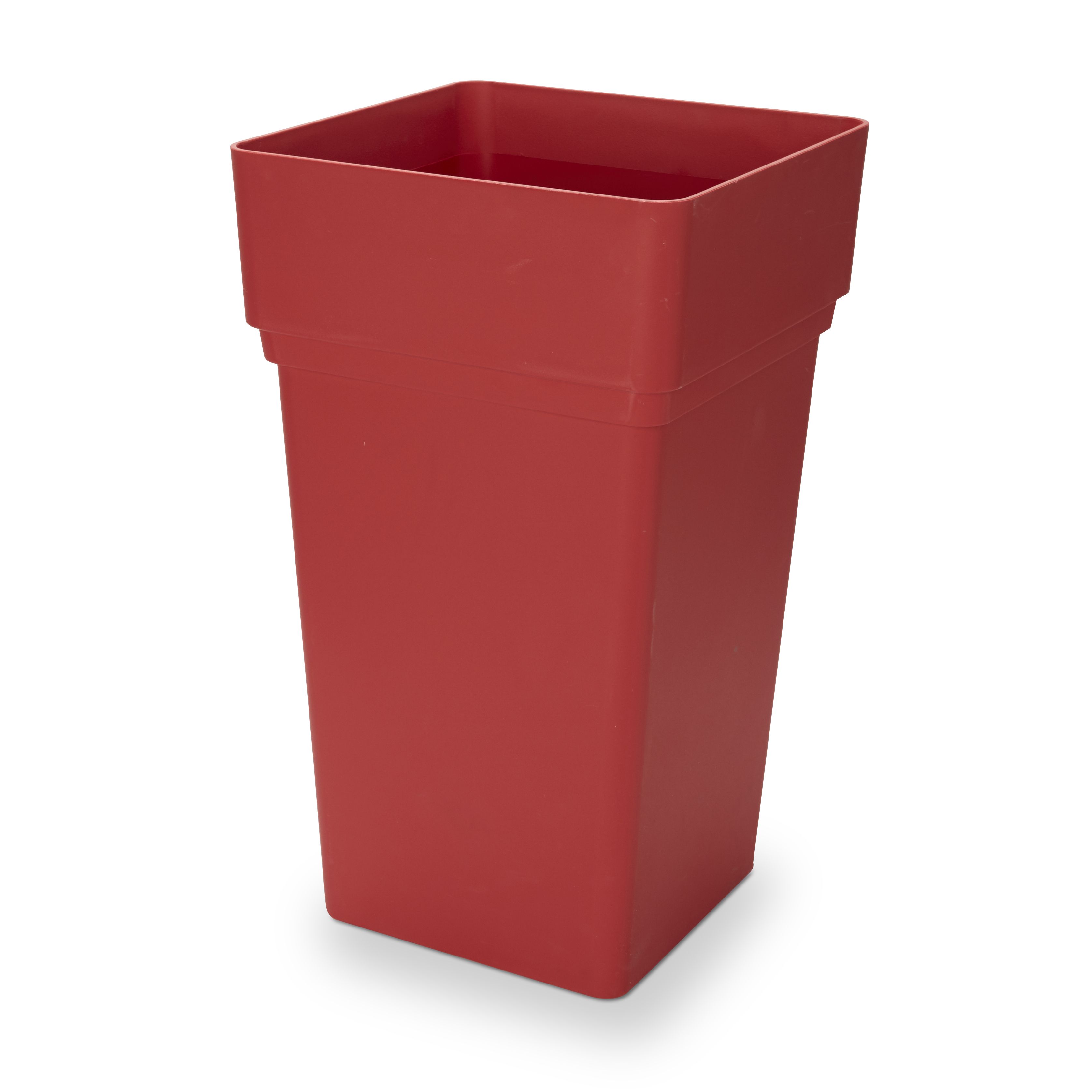 Verve Nurgul Red Plastic Square Plant Pot (Dia)38Cm Price Comparisons | Compare The Build