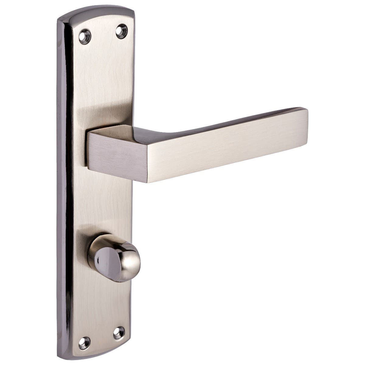 Hector Lever Bathroom Door Handle - Dual Tone (Pair) Price Comparisons | Compare The Build