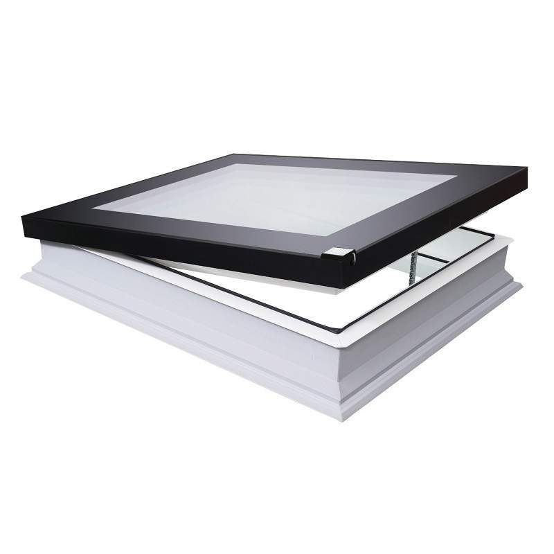 FAKRO Electric Modular Quad Glazed Flat Roof Window - 1000mm x 1500mm Glass DEF-D U8 10001500 Price Comparisons | Compare The Build