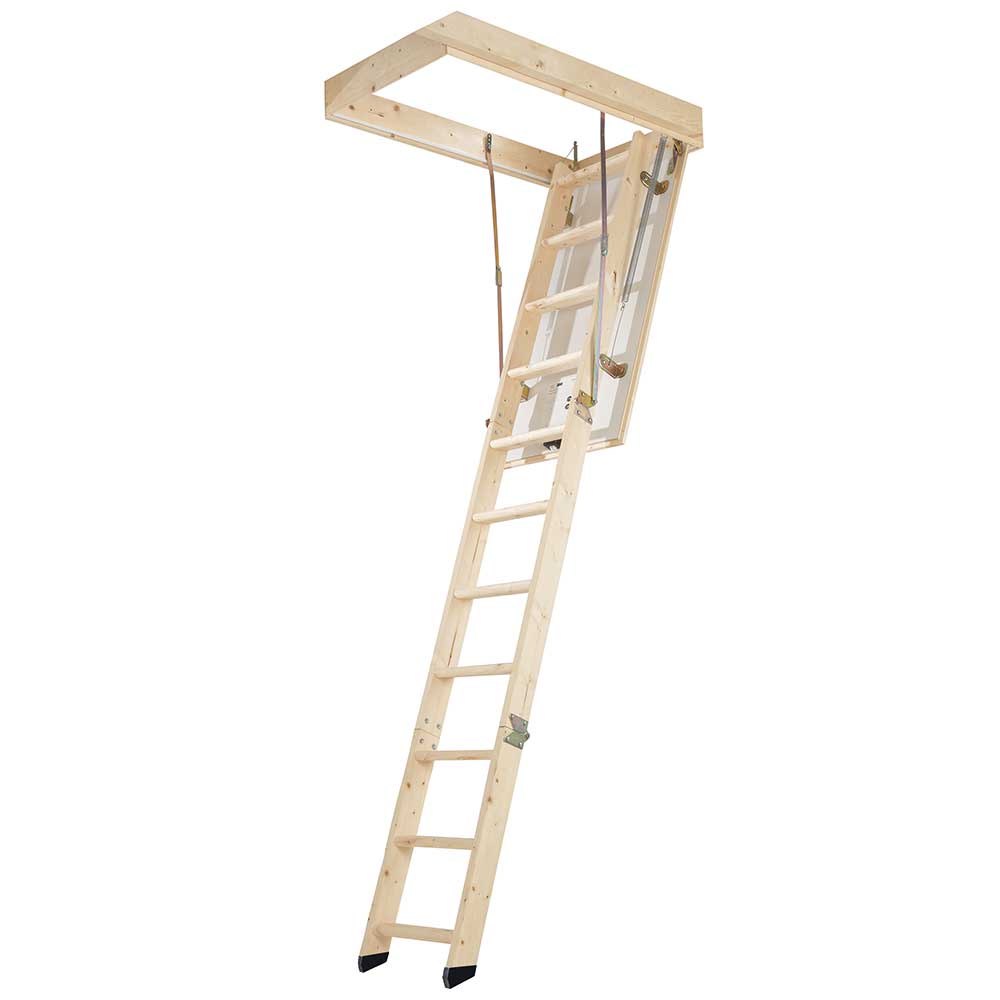 Youngman TIMBERLINE 3 Section Loft Ladder Kit 2.8m | Compare The Build