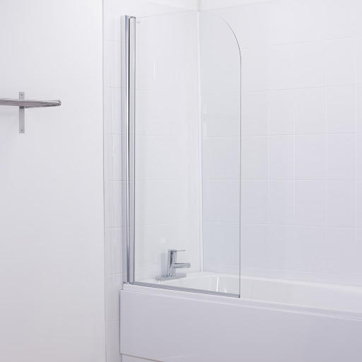 Mira Elevate Hinge Curved Bath Screen 800mm - 5mm 2.1814.105 Price Comparisons | Compare The Build