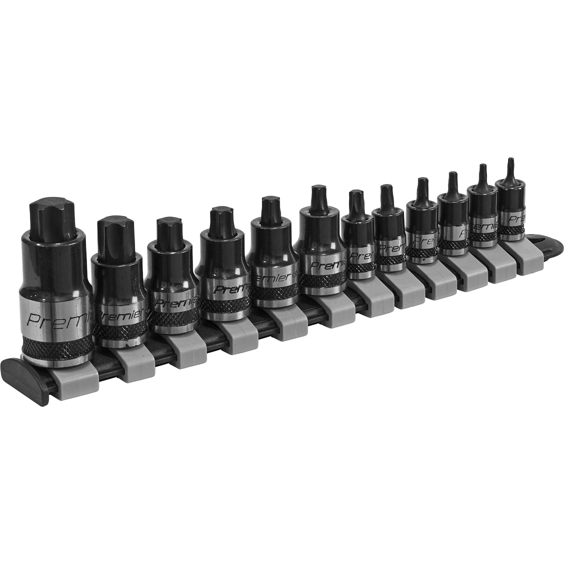 Sealey 12 Piece Black Series Stubby Torx Socket Bit Set Combination Price Comparisons | Compare The Build