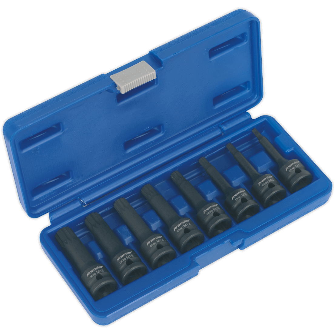 Sealey 8 Piece 1/2" Drive Impact Spline Socket Bit Set 1/2" Price Comparisons | Compare The Build