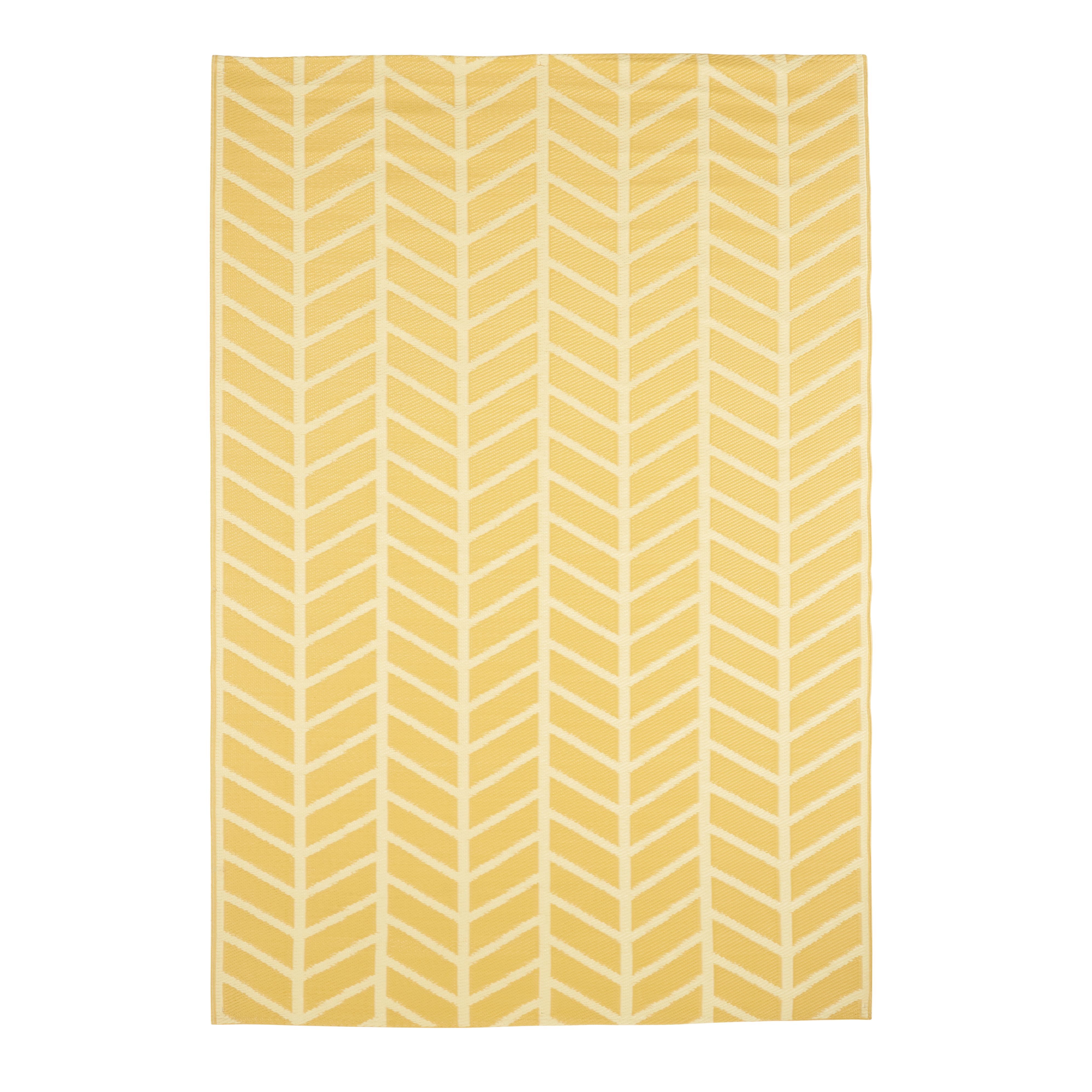 GoodHome Malaita Two Tone Motif Yellow Rug 230Cmx160Cm Price Comparisons | Compare The Build