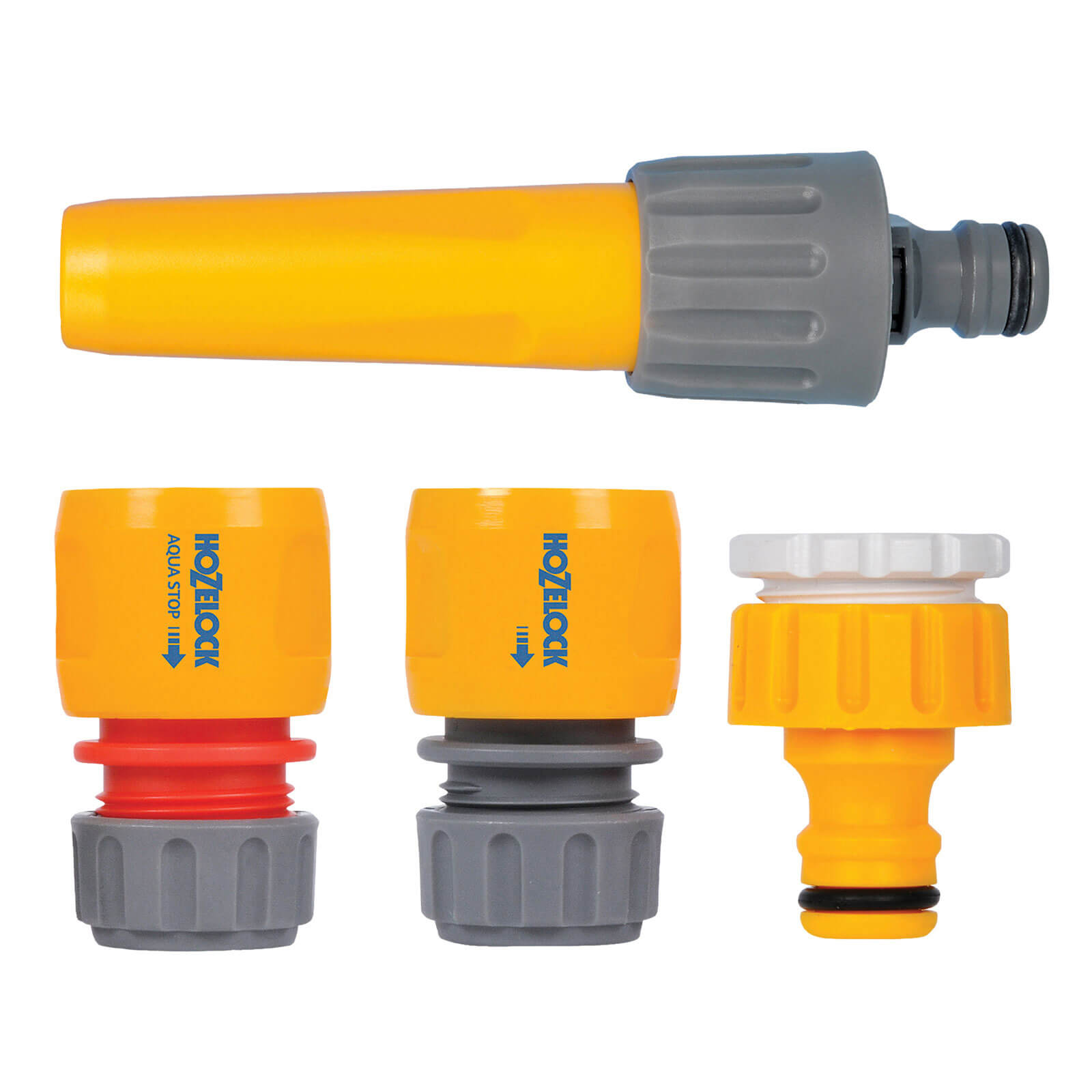 Hozelock Nozzle and Threaded Tap Hose Pipe Connector Starter Set 21 & 26.5mm Price Comparisons | Compare The Build