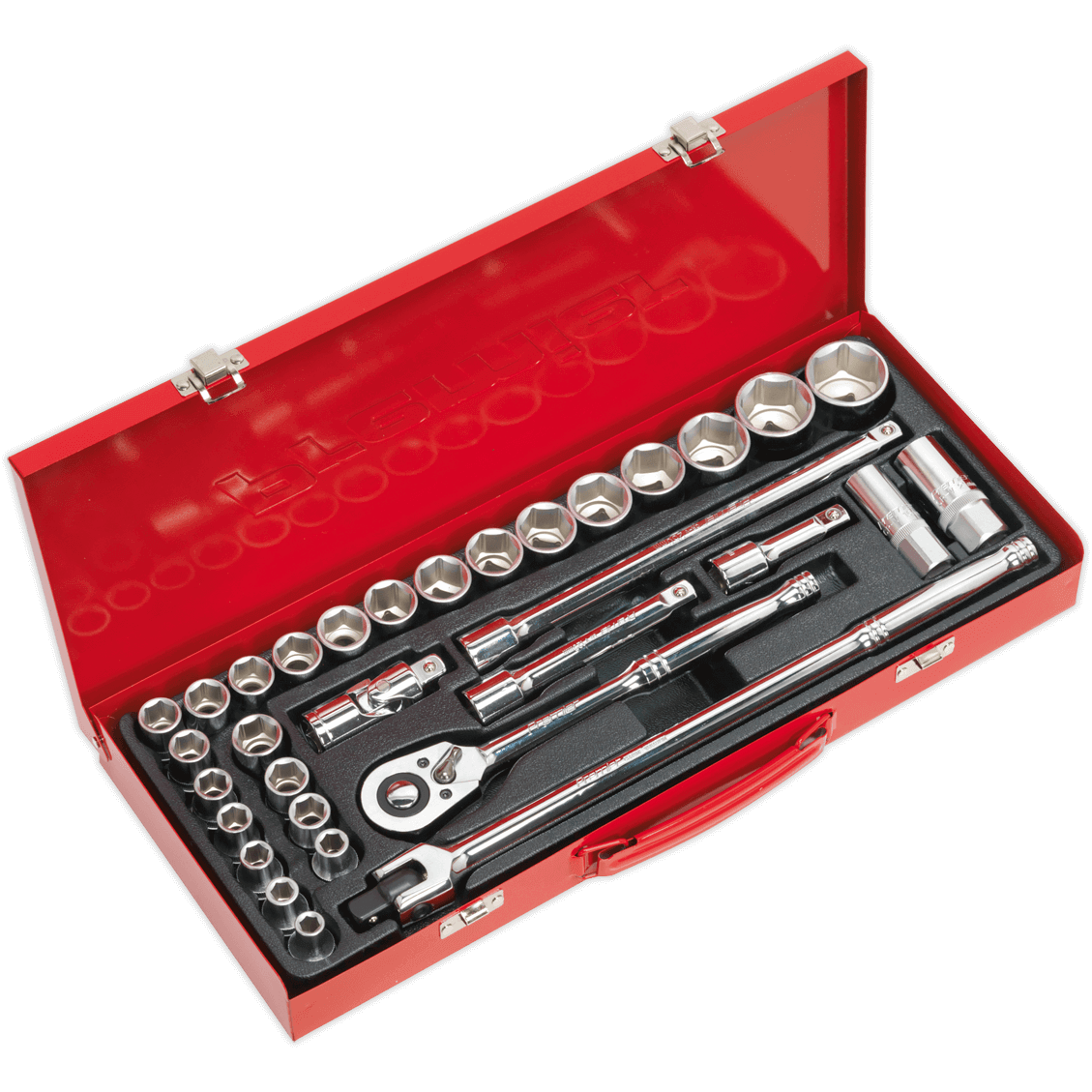 Sealey 33 Piece 1/2" Drive Hexagon WallDrive Socket Set Metric and Imperial 1/2" | Compare The Build