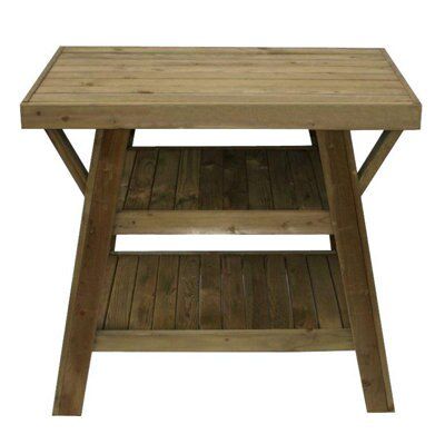 Blooma Timber Garden Table | Compare The Build