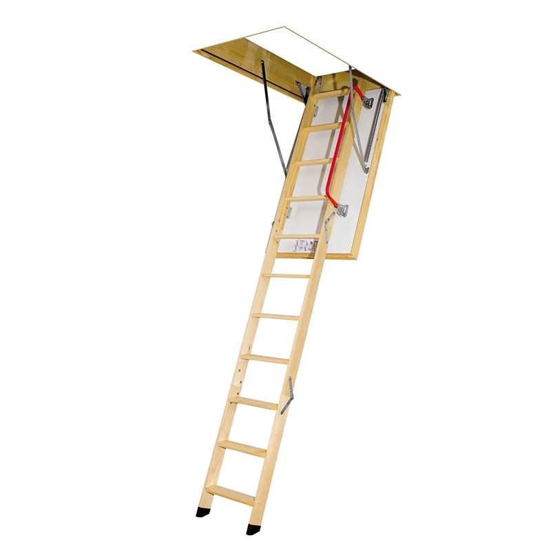 Fakro LDK Sliding Section Wooden Loft Ladder - 70cm x 120cm x 2.8m LDK/280/70120 Price Comparisons | Compare The Build