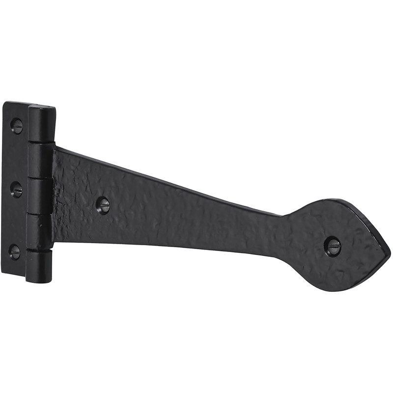 Old Hill Ironworks Tudor Tee Hinge 390mm (2 Pack) in Black Steel Price Comparisons | Compare The Build