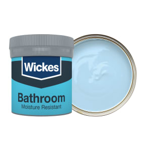 Wickes Bathroom Soft Sheen Emulsion Paint Tester Pot - Sky No.910 - 50ml Price Comparisons | Compare The Build