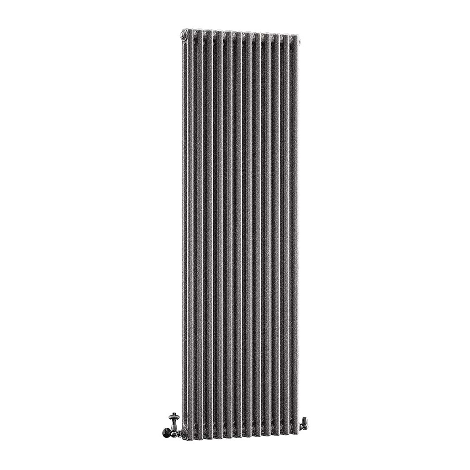 DQ Modus 2 Column Vertical Radiator, Historic Silver, 1800mm x 530mm Price Comparisons | Compare The Build