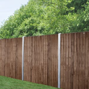 Forest Garden Brown Pressure Treated Closeboard Fence Panel - 1830 x 1680mm - 6 x 5'6ft - Pack of 4 Price Comparisons | Compare The Build