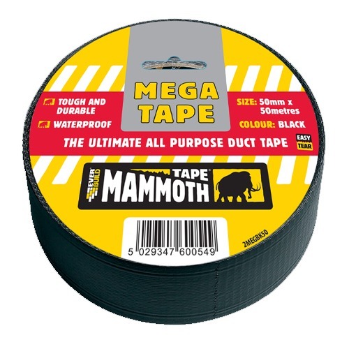 Mega All Purpose Duct Tape - 50mm x 50mtr Price Comparisons | Compare The Build