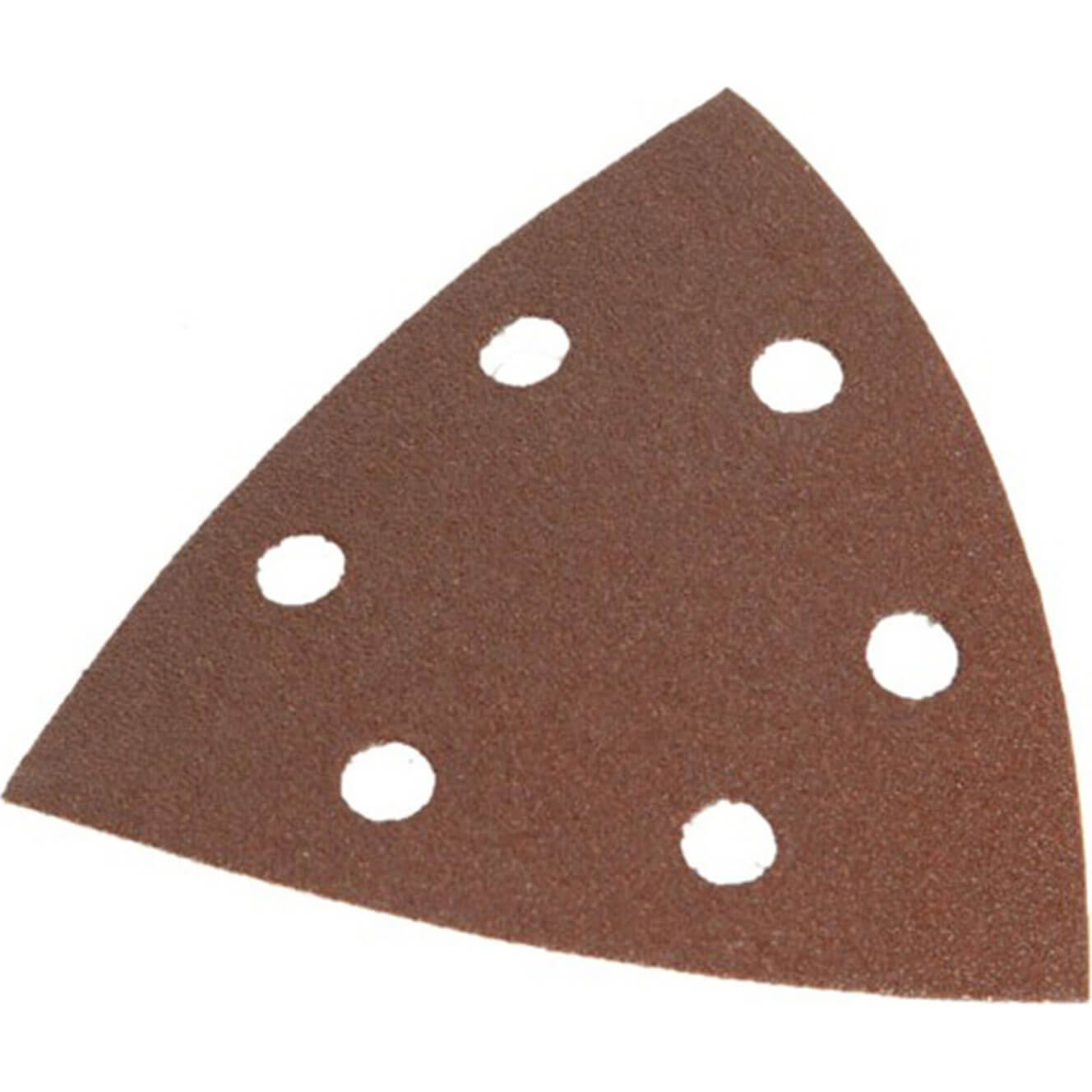 Faithfull Punched Hook and Loop Delta Sanding Sheets 120g Pack of 25 Price Comparisons | Compare The Build