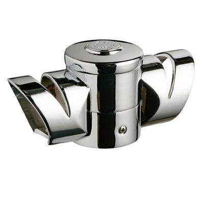 Cheshire Mouldings Axxys® Chrome Effect Metal Landing Connector (L)175mm (H)63mm (W)85mm Price Comparisons | Compare The Build