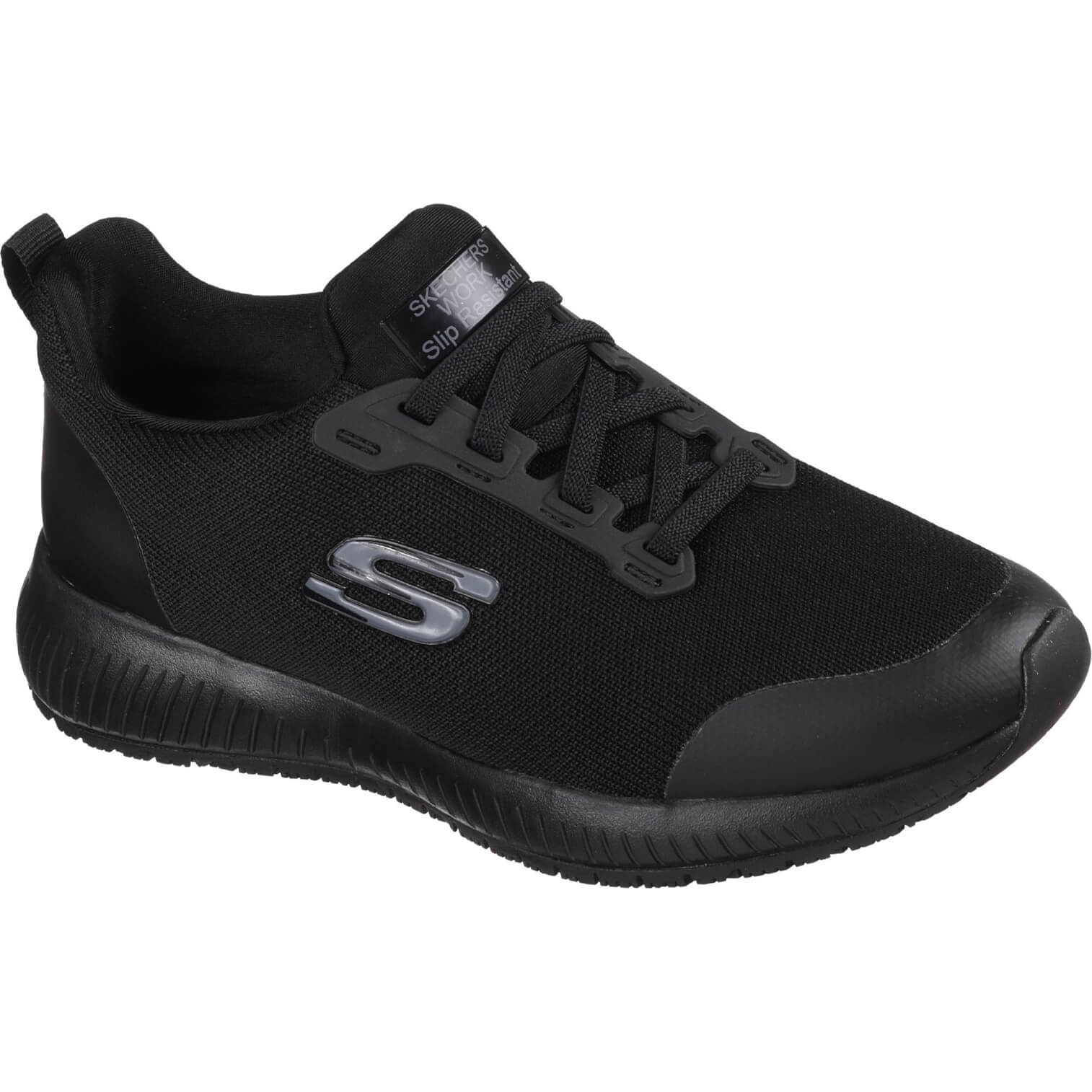 Skechers Work Ladies Squad Safety Shoe Black Size 6 Price Comparisons | Compare The Build