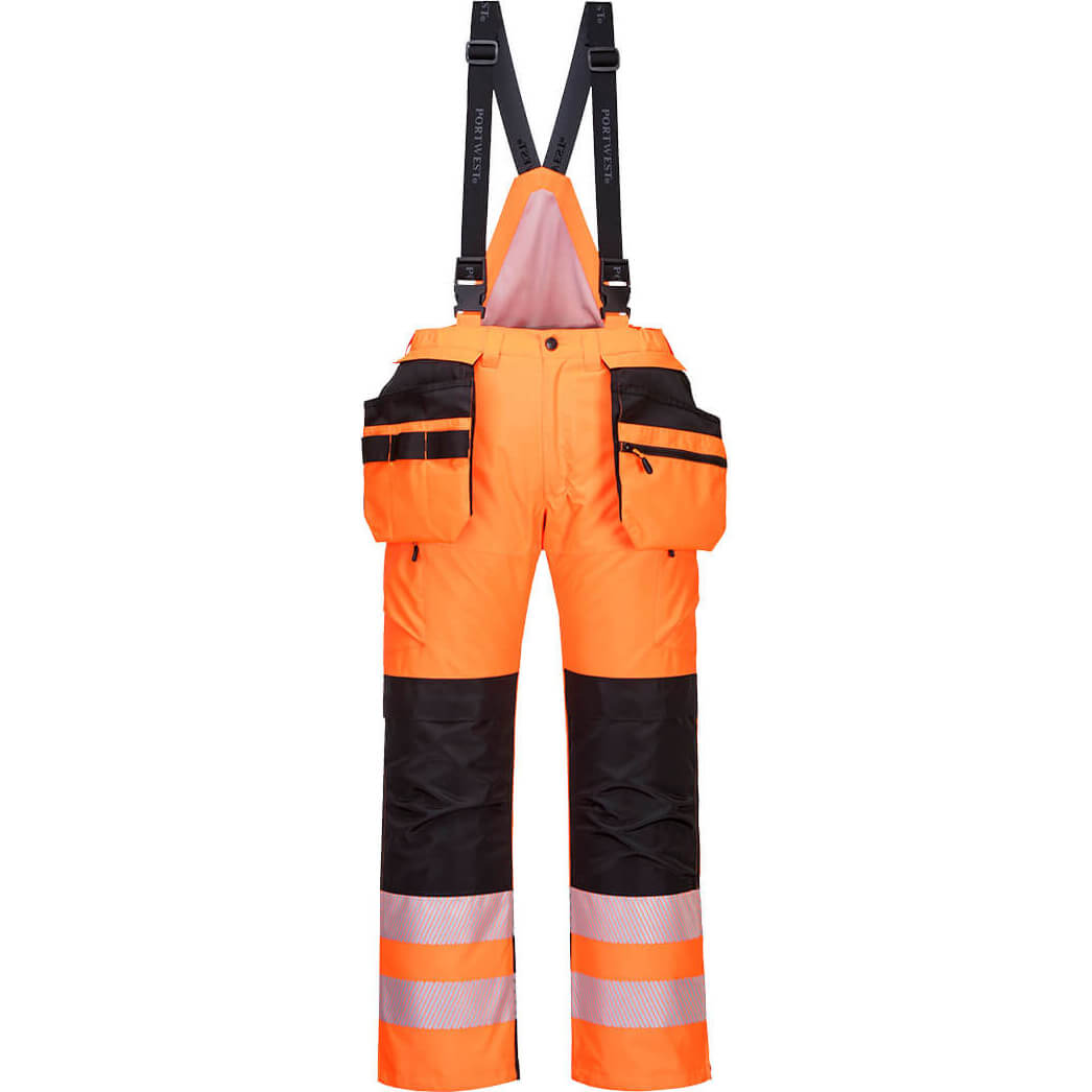 Oxford Weave 300D Class 2 PW3 Hi Vis Winter Trousers Orange / Black XL 31" Price Comparisons | Compare The Build