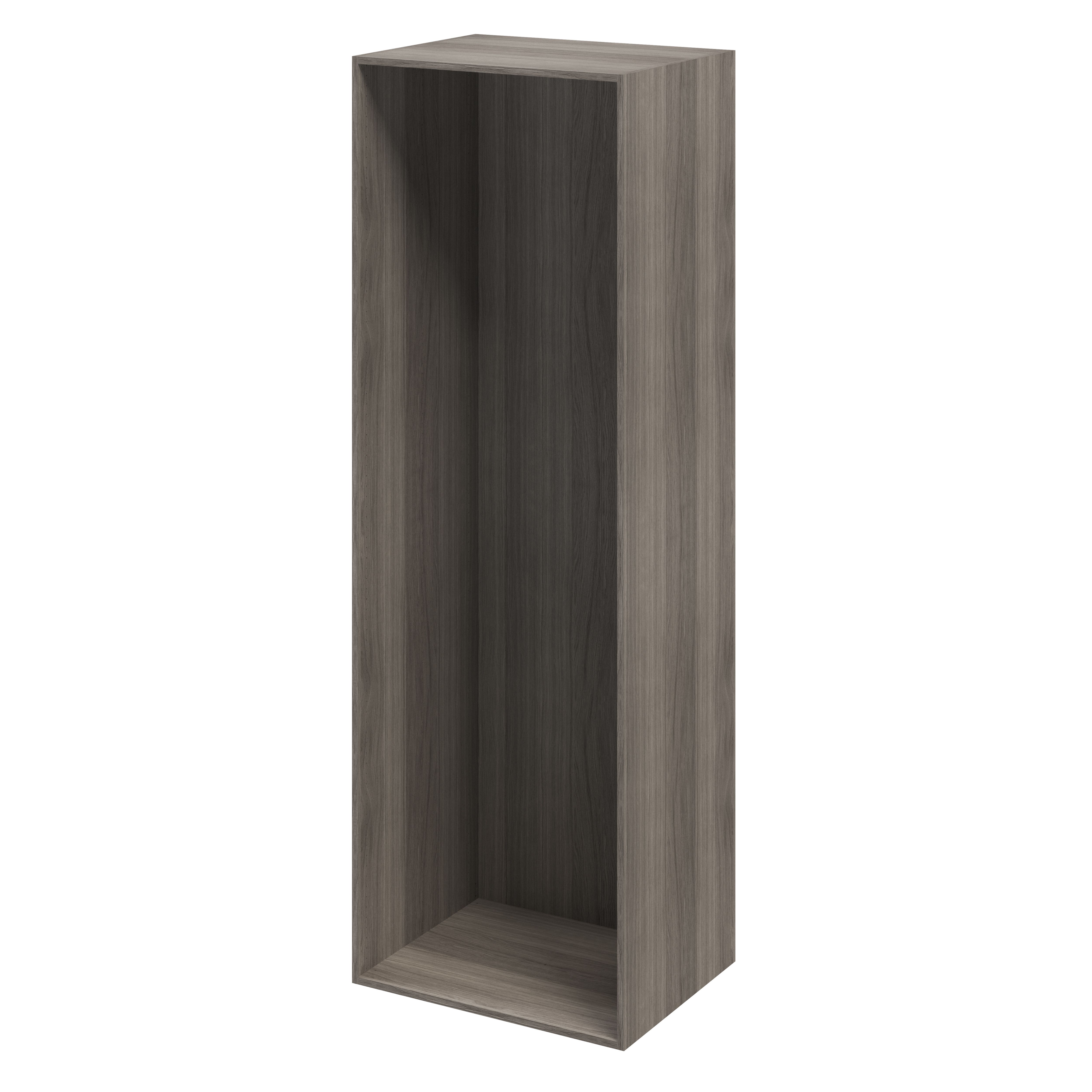 GoodHome Atomia Matt Grey Oak Effect Modular Furniture Cabinet, (H)2250mm (W)750mm (D)580mm Price Comparisons | Compare The Build